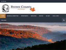 Tablet Screenshot of browncounty-in.gov